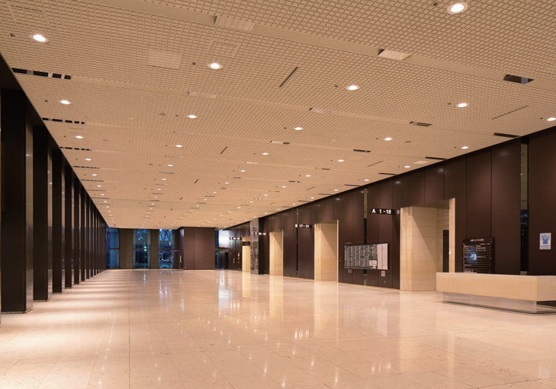 新宿センタービル 1階ロビー・ELVホール 照明改修