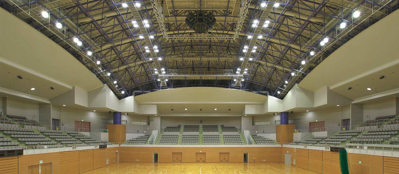 新潟市 東総合スポーツセンター メインアリーナ サブアリーナ