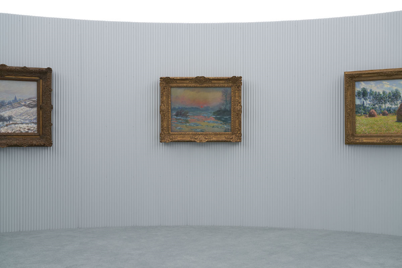 『ポーラ美術館「モネ―光のなかに」展（2021- 2022年）の会場風景