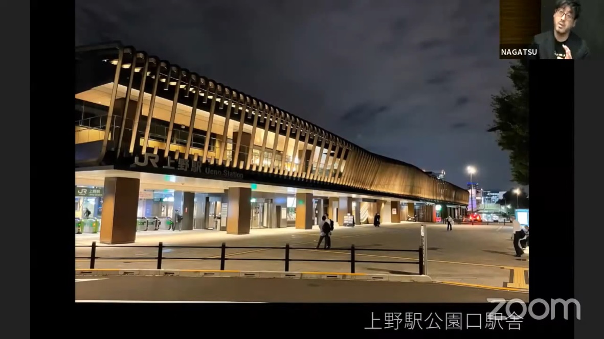 上野駅の公園口駅舎 画像