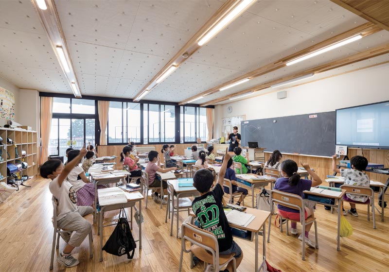 みどり市立笠懸西小学校_教室