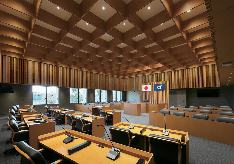 壬生町役場新庁舎_議場