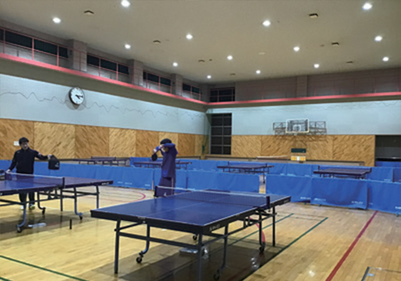 釧路町運動公園：照明リニューアル_照明リプレイス後