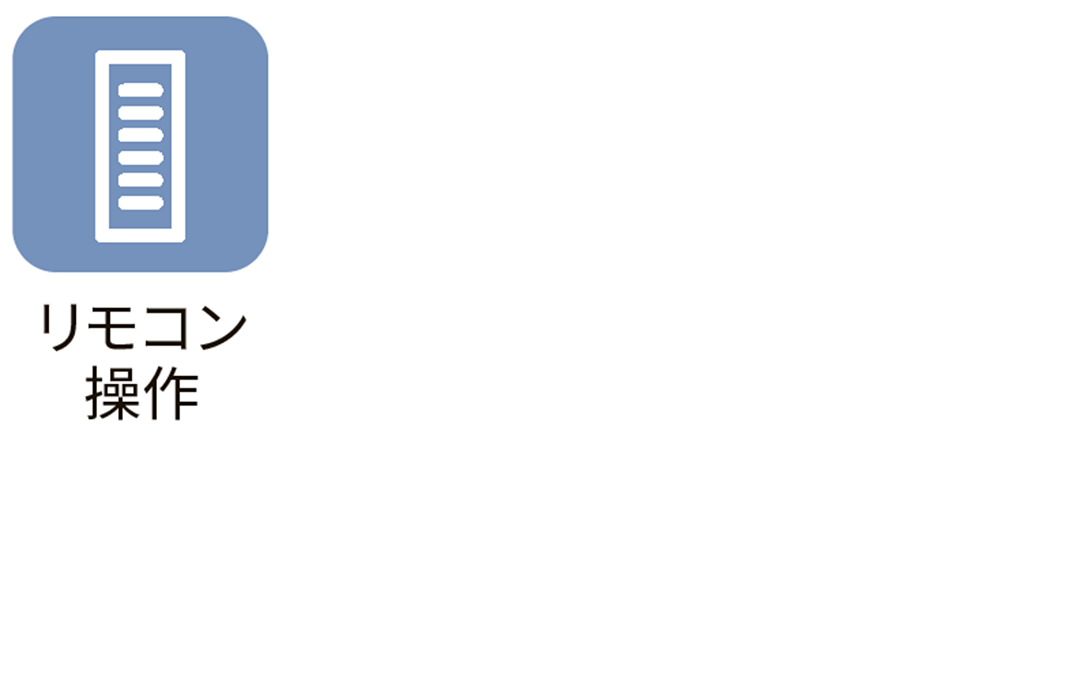 リモコン操作