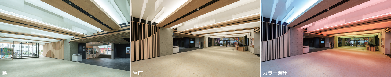 御坊市新庁舎 エントランスホール「みやこ姫ロビー」