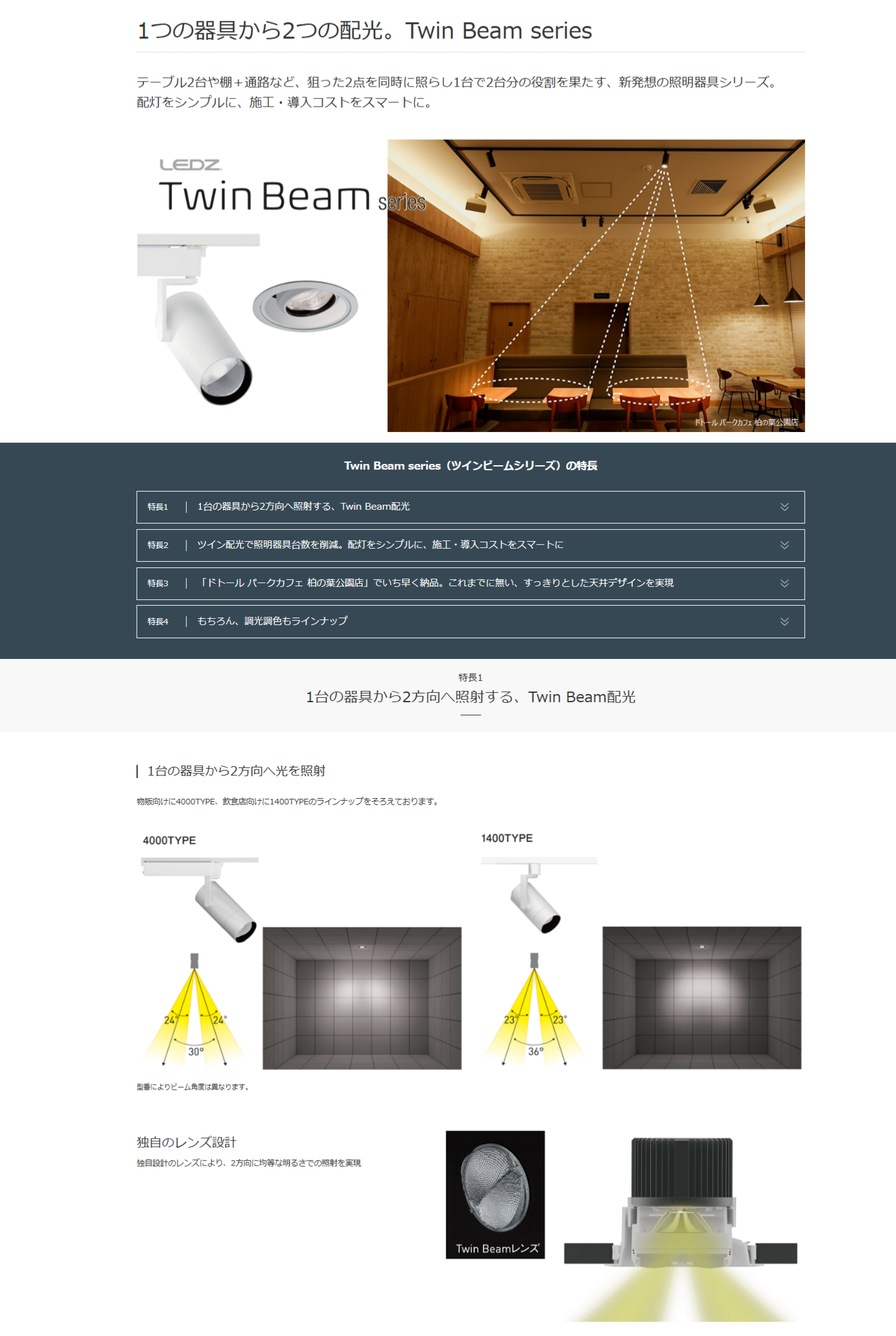 Twin Beam series