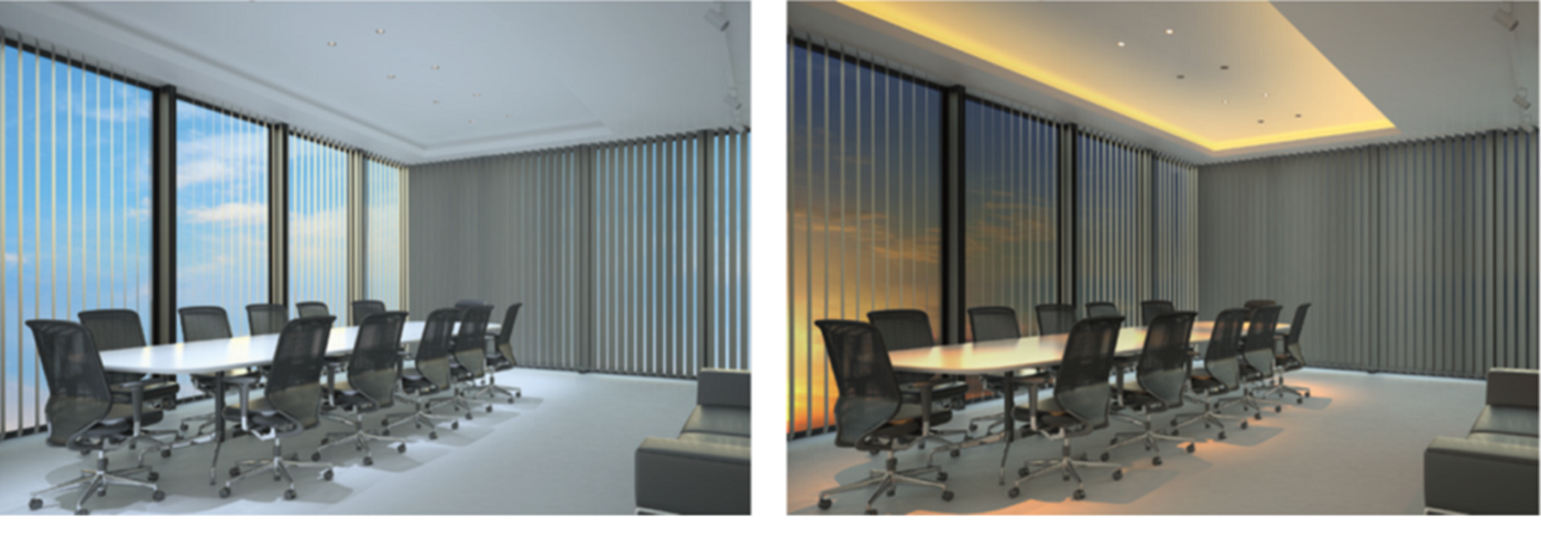 時間によるシーン切替